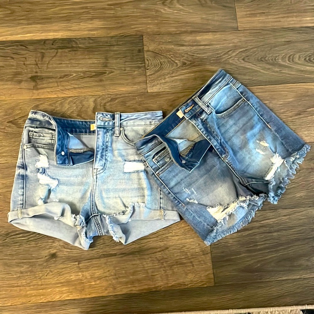 2 pairs of Altar’d State Jean Shorts (size 24/1)
